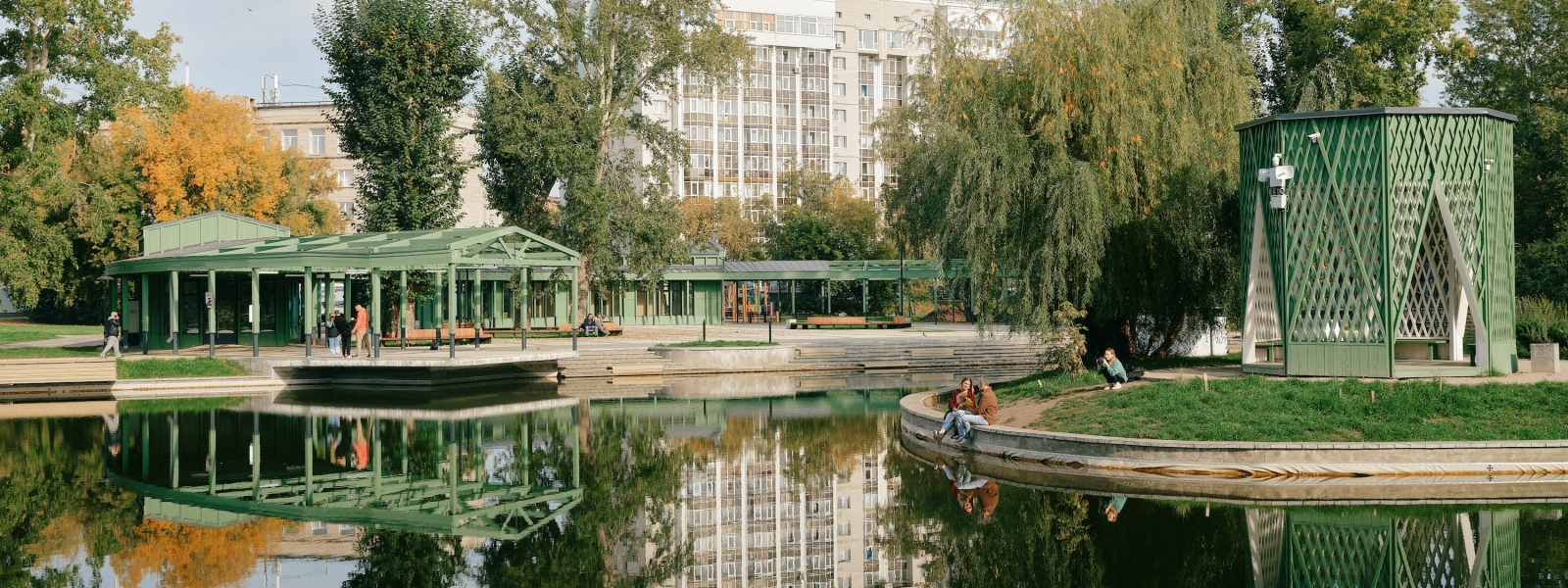 work-Реновация территории парка «Изумрудный» в Барнауле